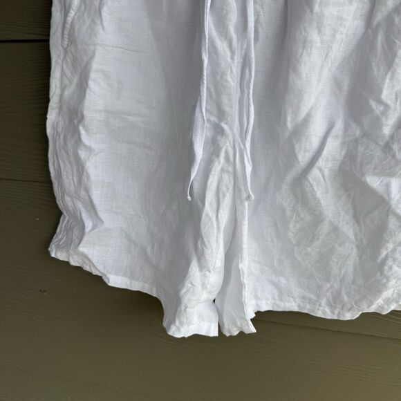 Eileen Fisher white 100% organic linen shorts - Picture 5 of 7